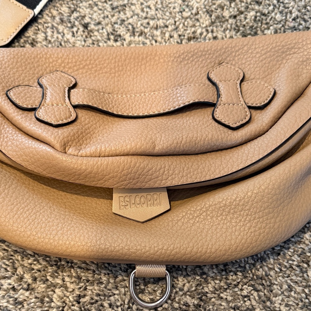 Tan PU Leather Women's Bag